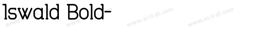 0swald Bold字体转换